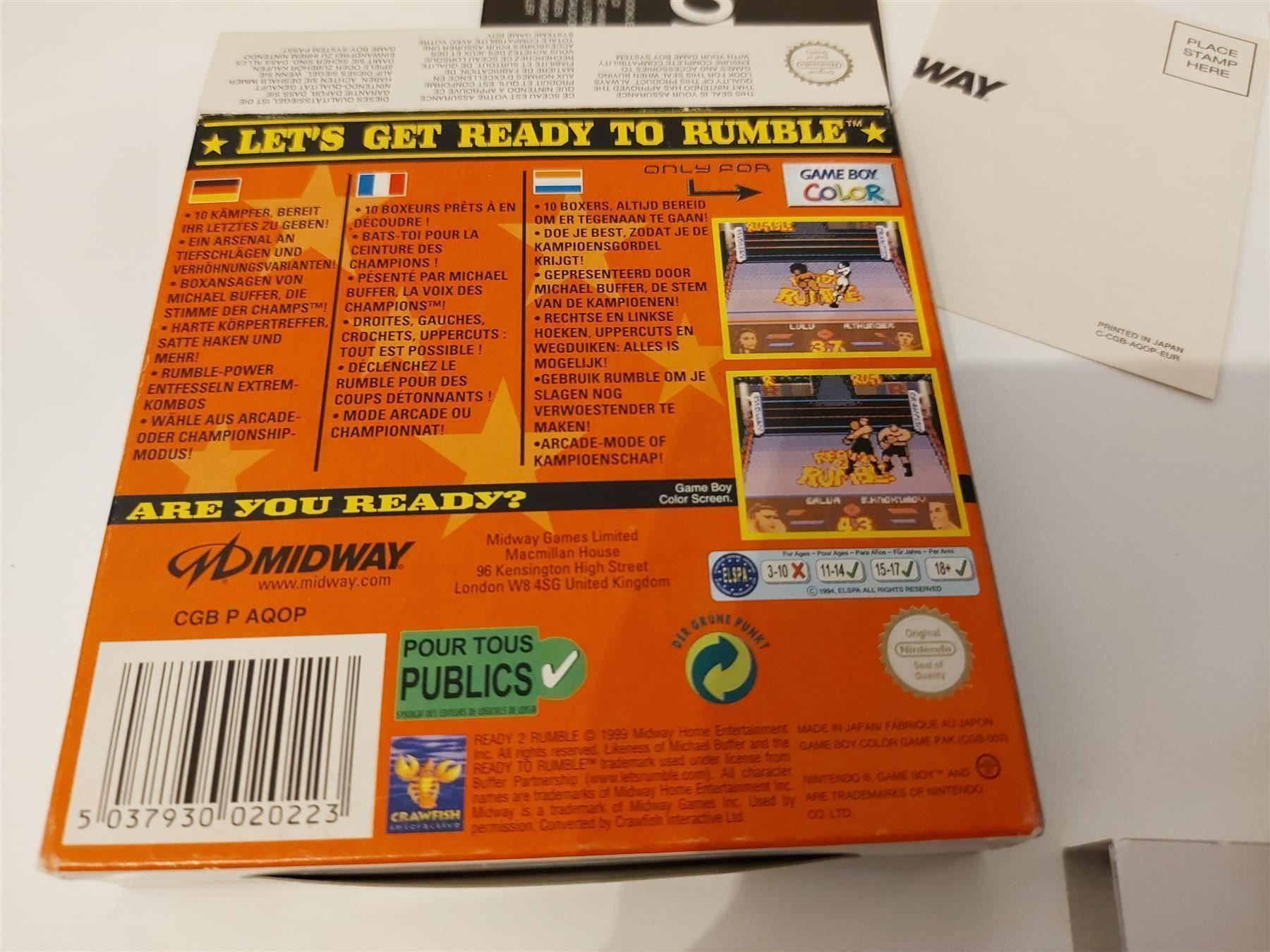 Nintendo Spiele: Ready Rumble 2 Boxing Game Boy Color OVP – Gebraucht aus Aarau von Kaesekuchen2000 4