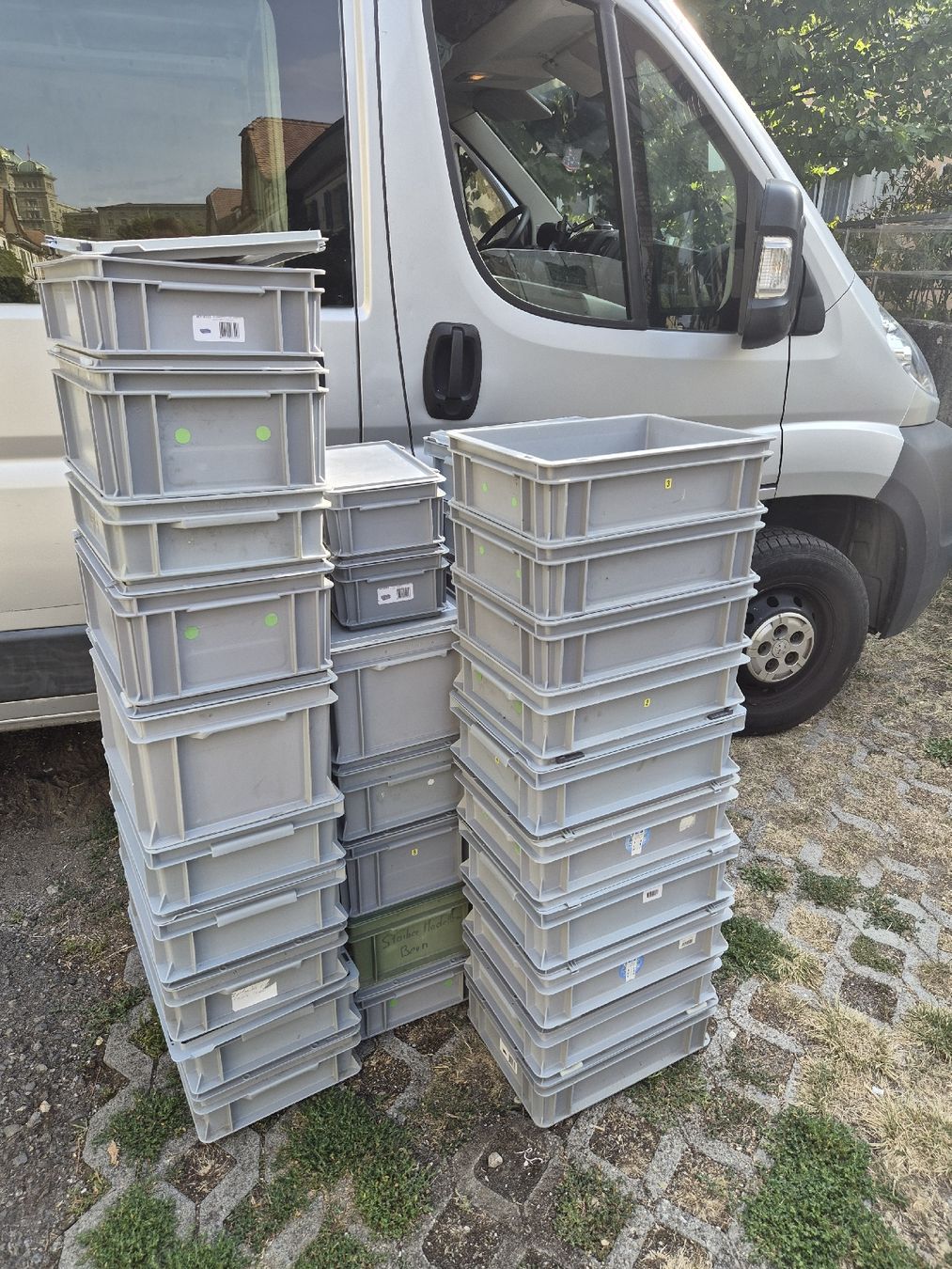 Transportkisten: Konvolut Normbehälter boxen – Gebraucht aus Thörishaus von rob_8mb8