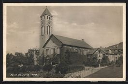 Zürich-Oberstrass, Partie an der Kirche