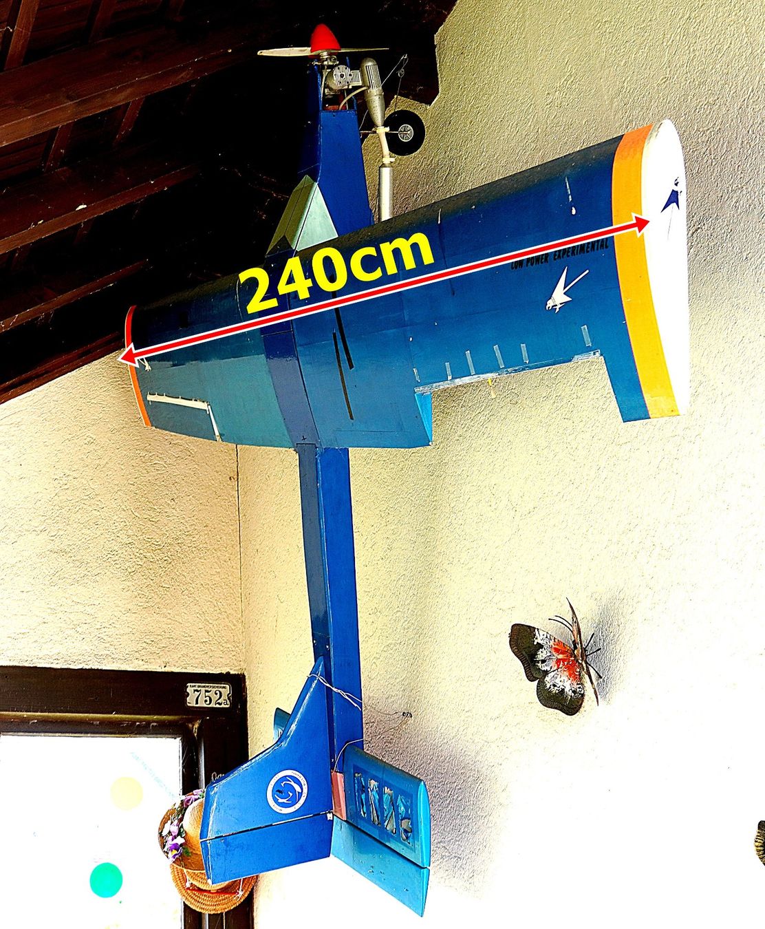 Modellismo RC: Modellflieger mit Benzinmotor Spannweite: 240cm – Usato da Baar venduto da 2cvbaar 8
