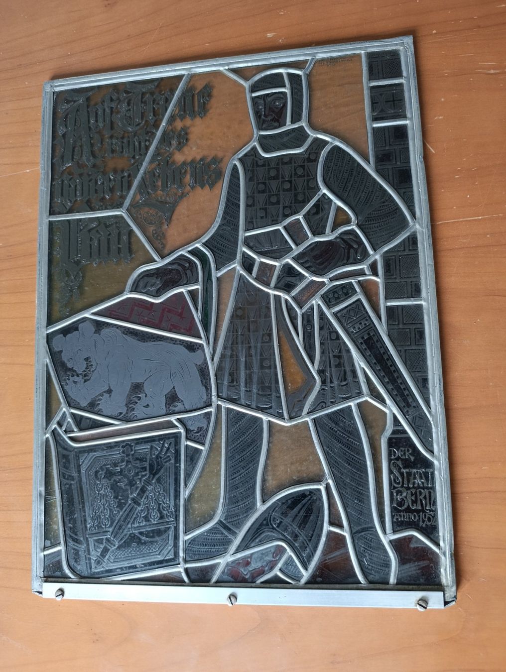 Altro in Antiquarato & Arte: Bleiglasbild Staat Bern Ritter Motiv – Usato da Wil SG venduto da Donaldus 3