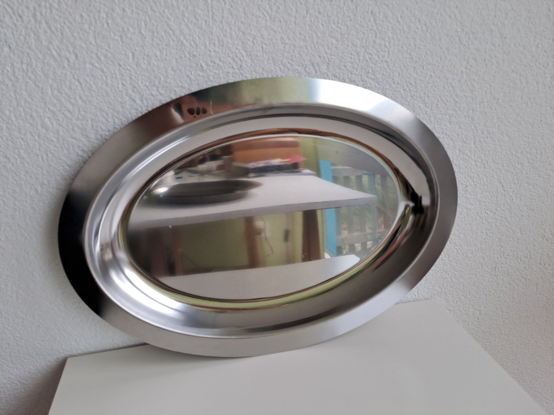 Piatti di portata: 2 Serviceplatten aus Metall, klein und gross – Usato da Volketswil venduto da ronbons 6