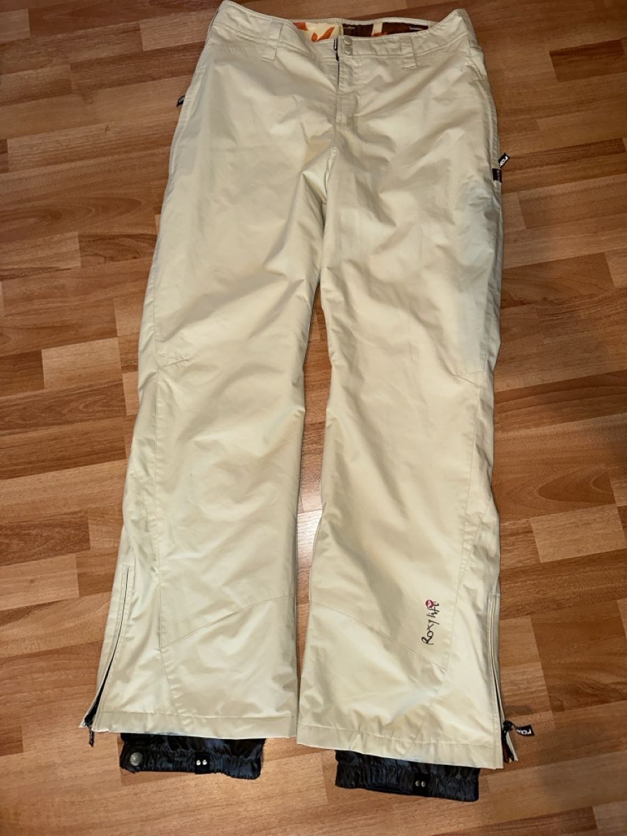 Roxy Pantaloni: Roxy Skihose, beige, Gr. T5 einf. Bundweite ca. 45 cm – Usato da Wald AR venduto da sar_x867