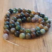1 Strang Natürliche Indische Achate 8 mm