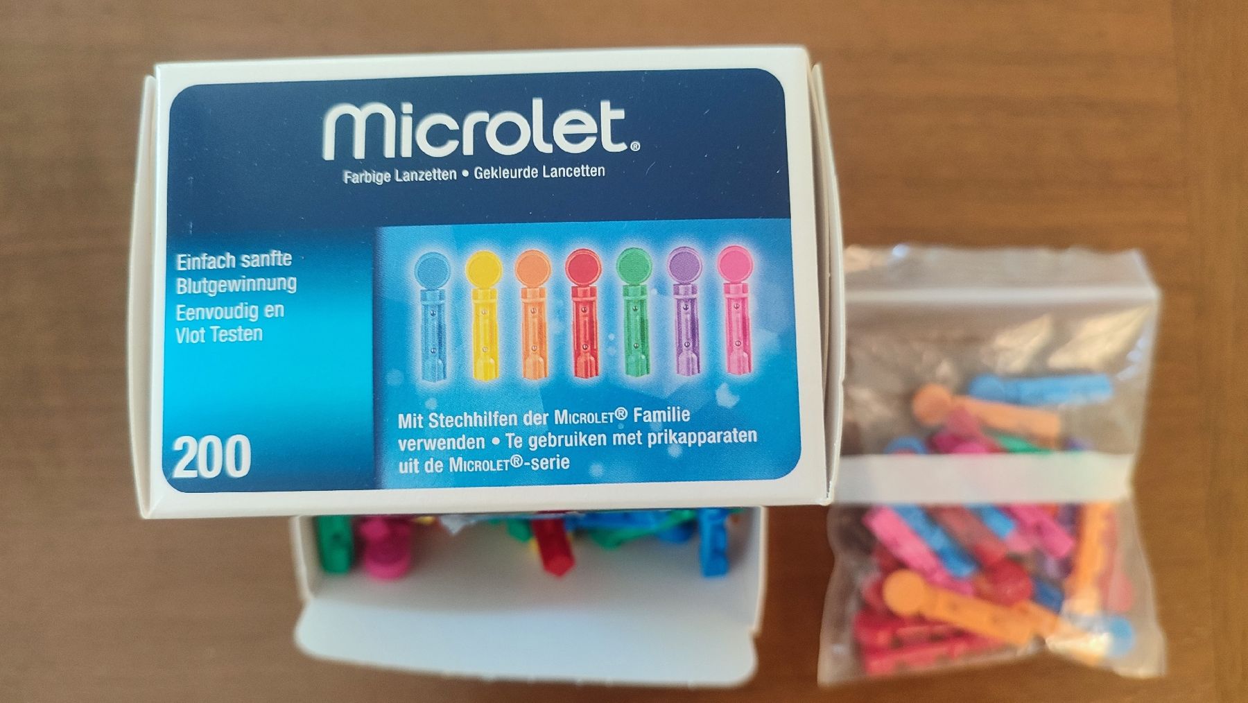 Attrezzature mediche: Diabetes: Stechhilfe Microlet Next 5-Stufen-Einstellung – Usato da Winterthur venduto da Priscatg 4