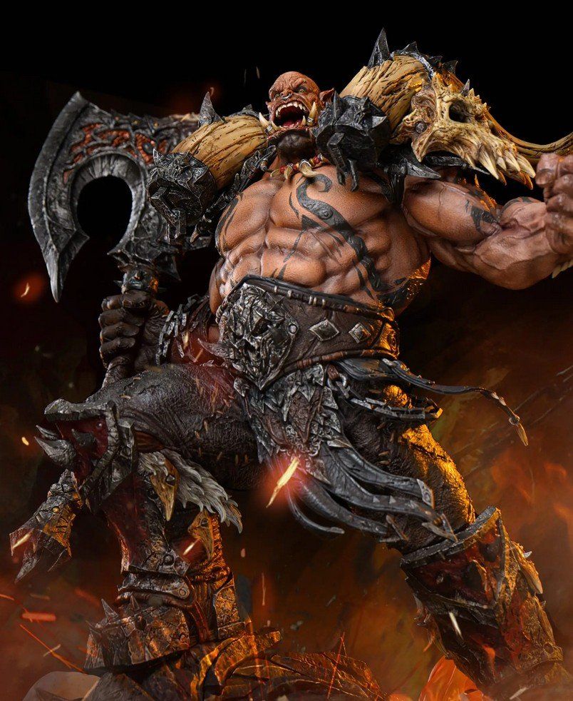 Statuette: Warcraft Garrosh Hellscream 1:4 Ultimate Edition – Usato da Niederrohrdorf venduto da elwey