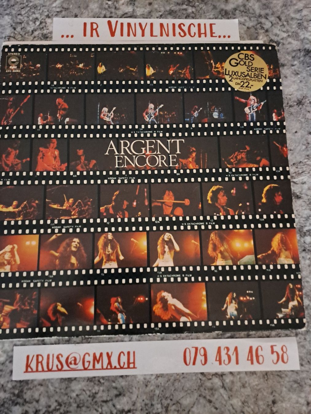 Dischi in vinile: DLP  ARGENT  "Encore" Epic – Usato da Uetendorf venduto da Essiggurken