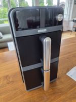 Heisse-Luft-Friteuse mit zwei grossen Körbe