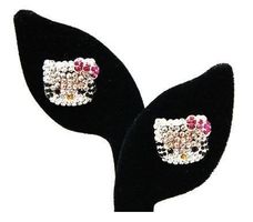 Hello Kitty: 1 paire boucles d'oreille