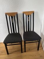 Schwarze Stuhl-Set 4er, Esszimmer /Küche, 