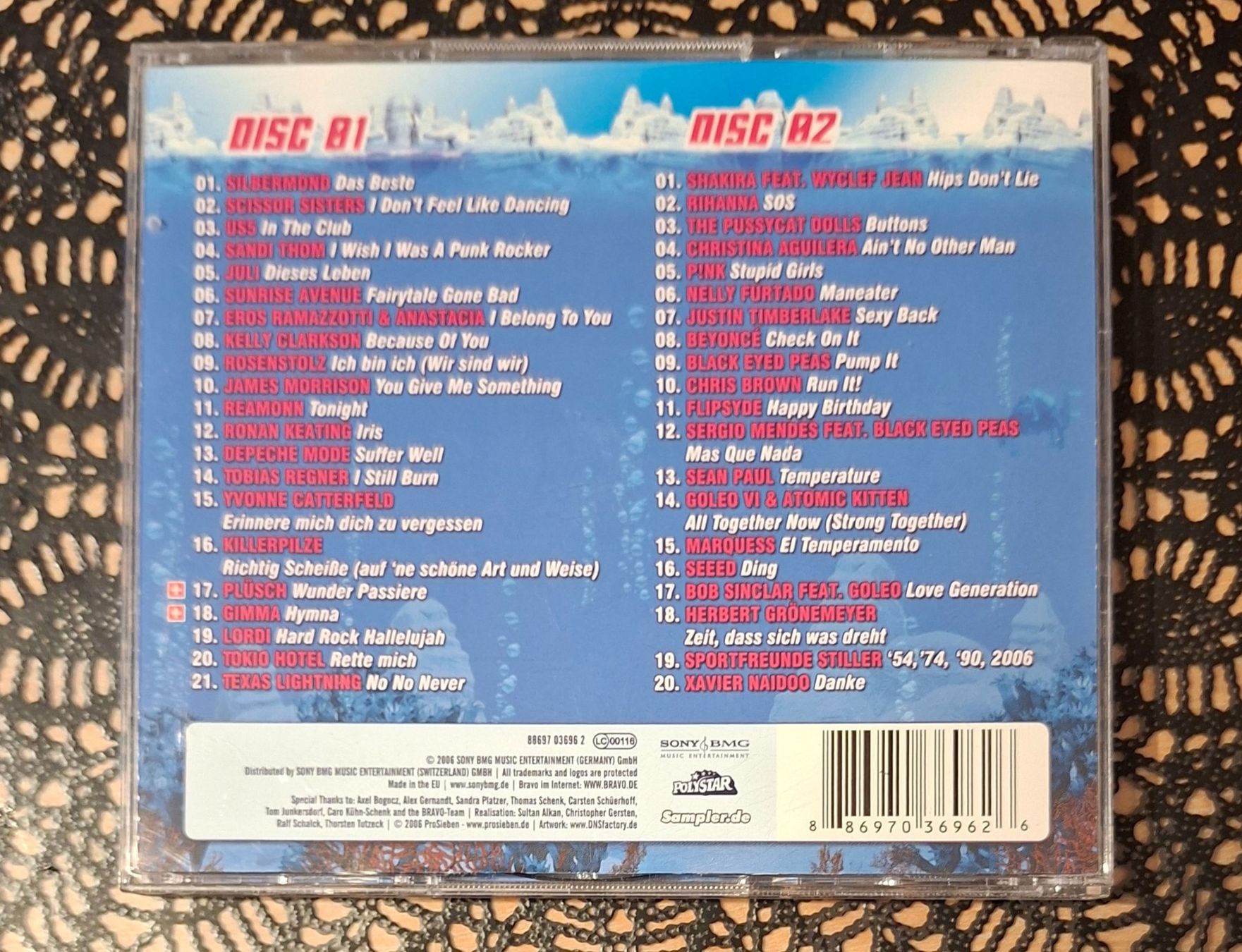 CD: Bravo Hits - The Hits 2006, 2CD Hit Compilation Sampler 2006 – Usato da Amriswil venduto da Celini3 1