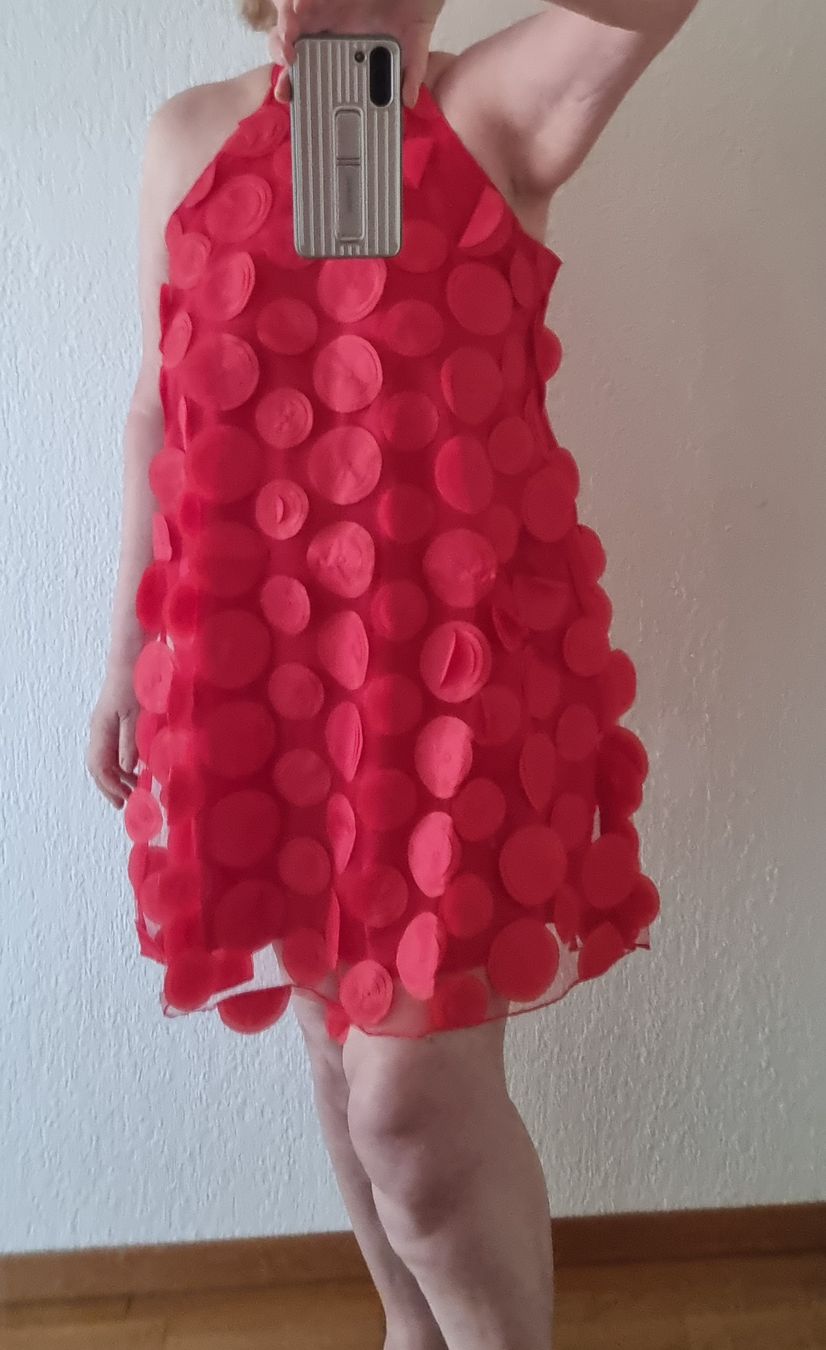 Vestiti: Sommerliches, rotes Kleid, ein Hingucker – Nuovo (secondo la descrizione) da Glattbrugg venduto da Hamburgstadt 1