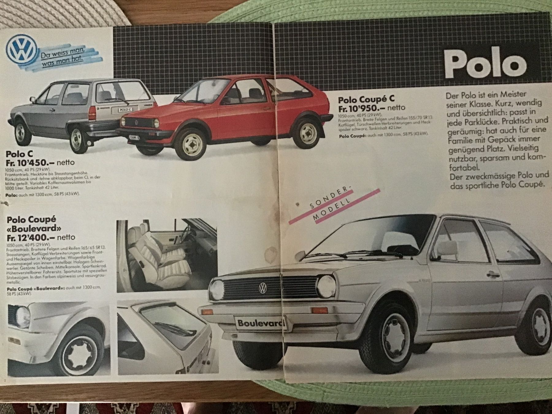 VW Documenti: Audi/VW Programm Verkaufsprospekt 24 Seiten 1985 – Usato da Scherzingen venduto da Starseller62 1