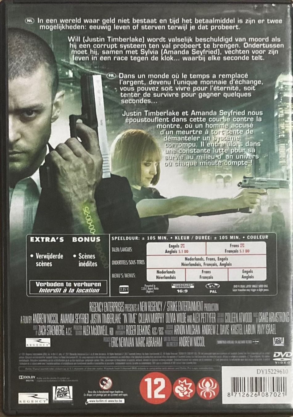 Tutti i DVDs: IN TIME (TIME OUT) – Usato da Poliez-Pittet venduto da Newtown-Records 1