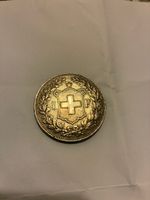 Silbermünze 5 CHF 1895