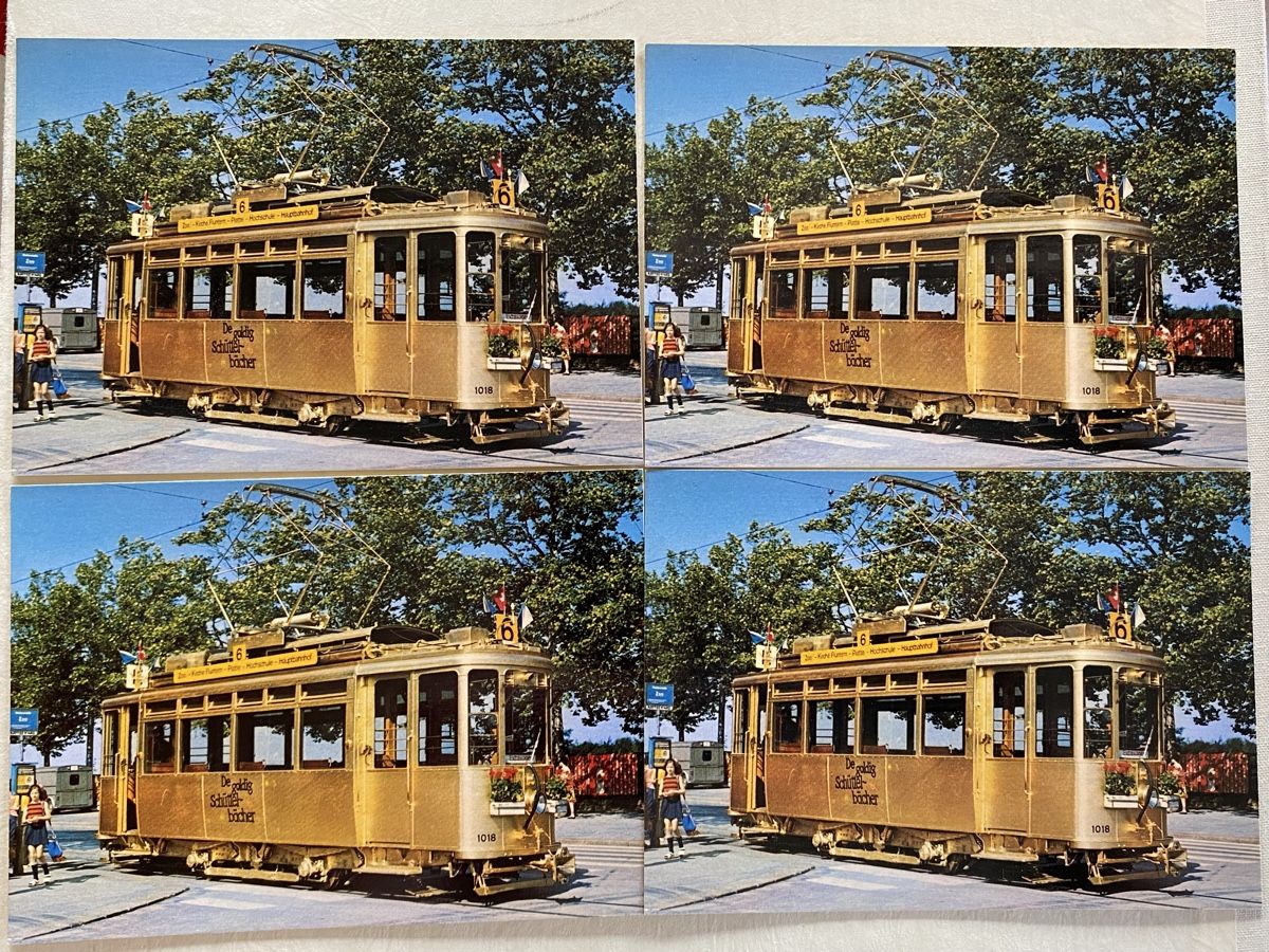 Cartoline postali: 4x AK goldenes "Sächsitram" Zürich – Nuovo (secondo la descrizione) da Utzigen venduto da Lasagne99