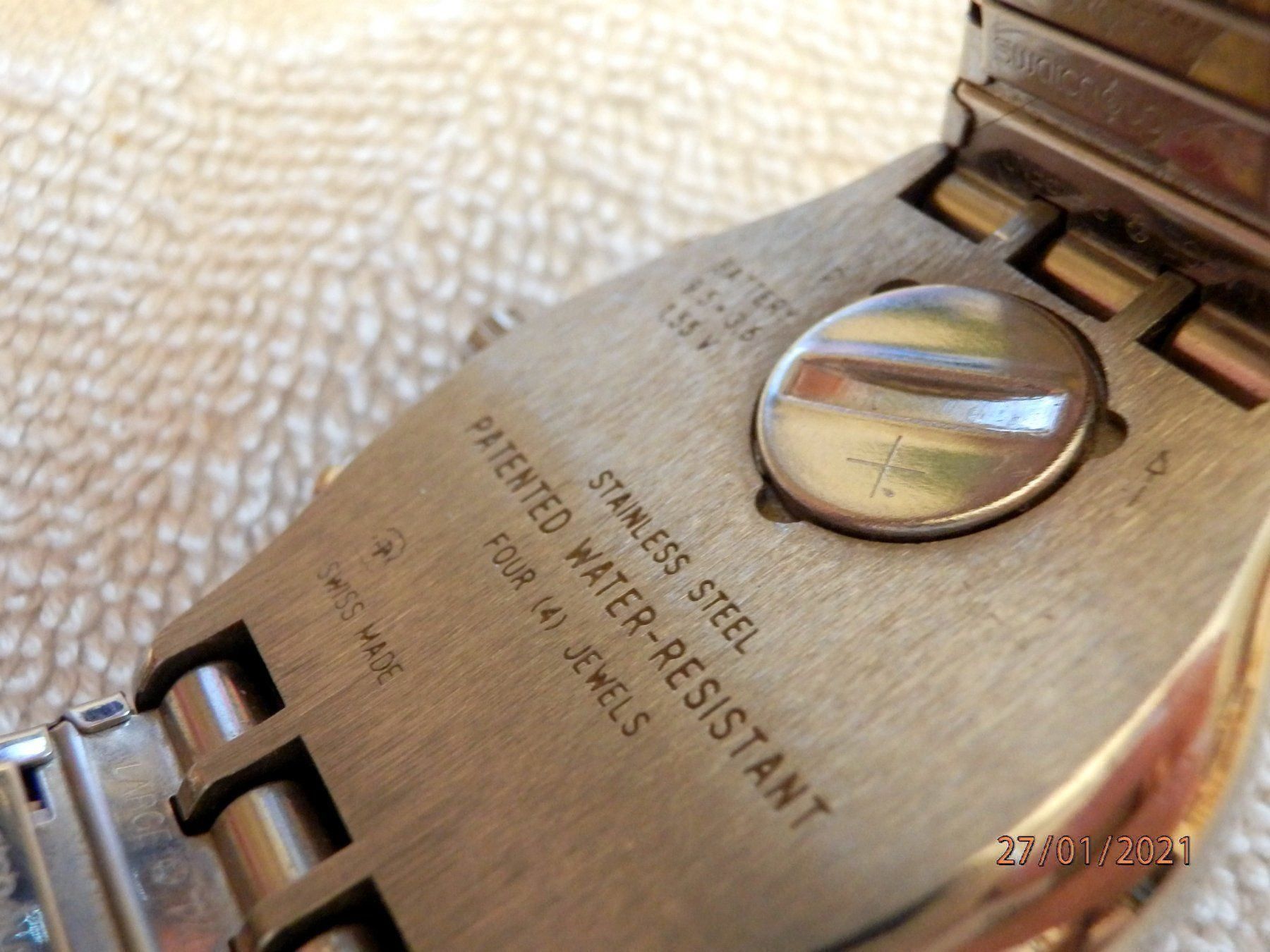 Orologi: Swatch, Chronograph, 40mm,1995, Flexband – Usato da Ueberstorf venduto da dinbau 6