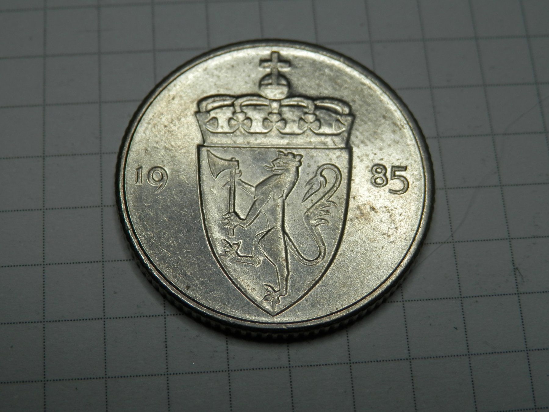 Tutti le monete: Norwegen  50 Öre, 1985 – Usato da Weiach venduto da weiach81