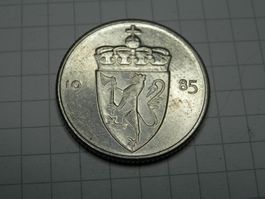 Norwegen  50 Öre, 1985