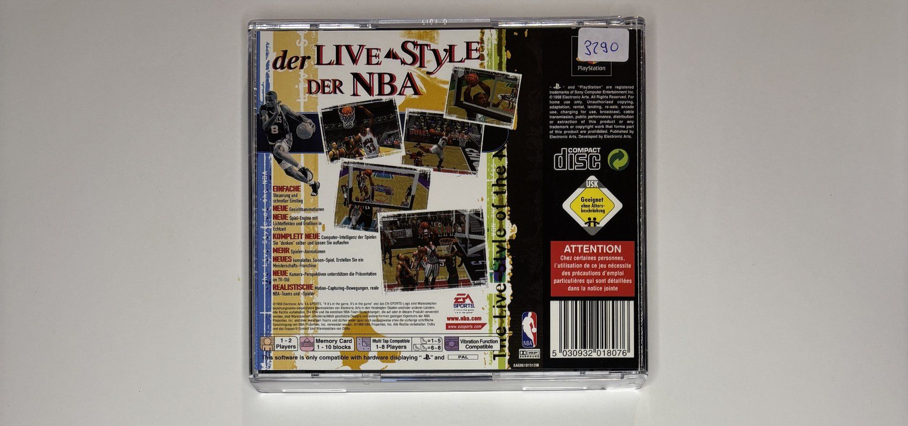 Sony Giochi: PS1 - NBA Live '99 – Usato da Allschwil venduto da Bullach 2