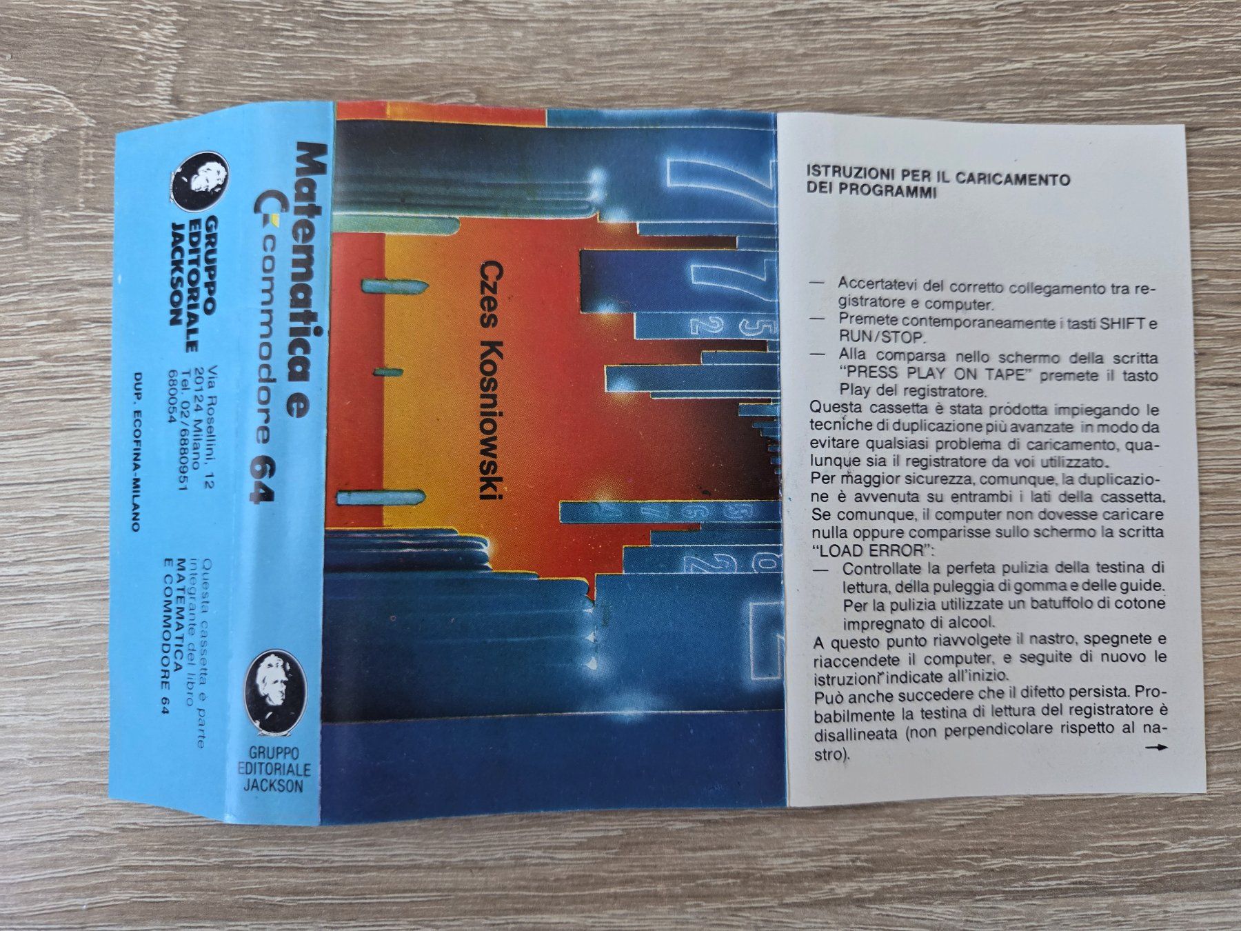 Jeux: Czes Kosniowski - Matematica e - Commodore 64 - C64 - Rare – D'occasion à Carouge GE par Franllo 5