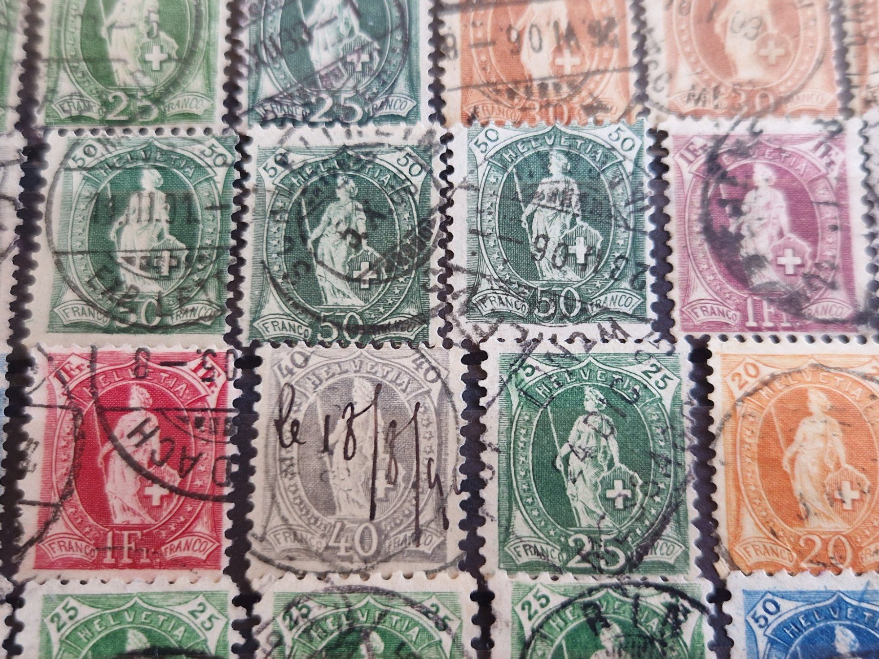 Tutti i francobolli: Ansammlung Stehende, nicht bestimmt, ab 1.- – Usato da Burgdorf venduto da Glossy01 5