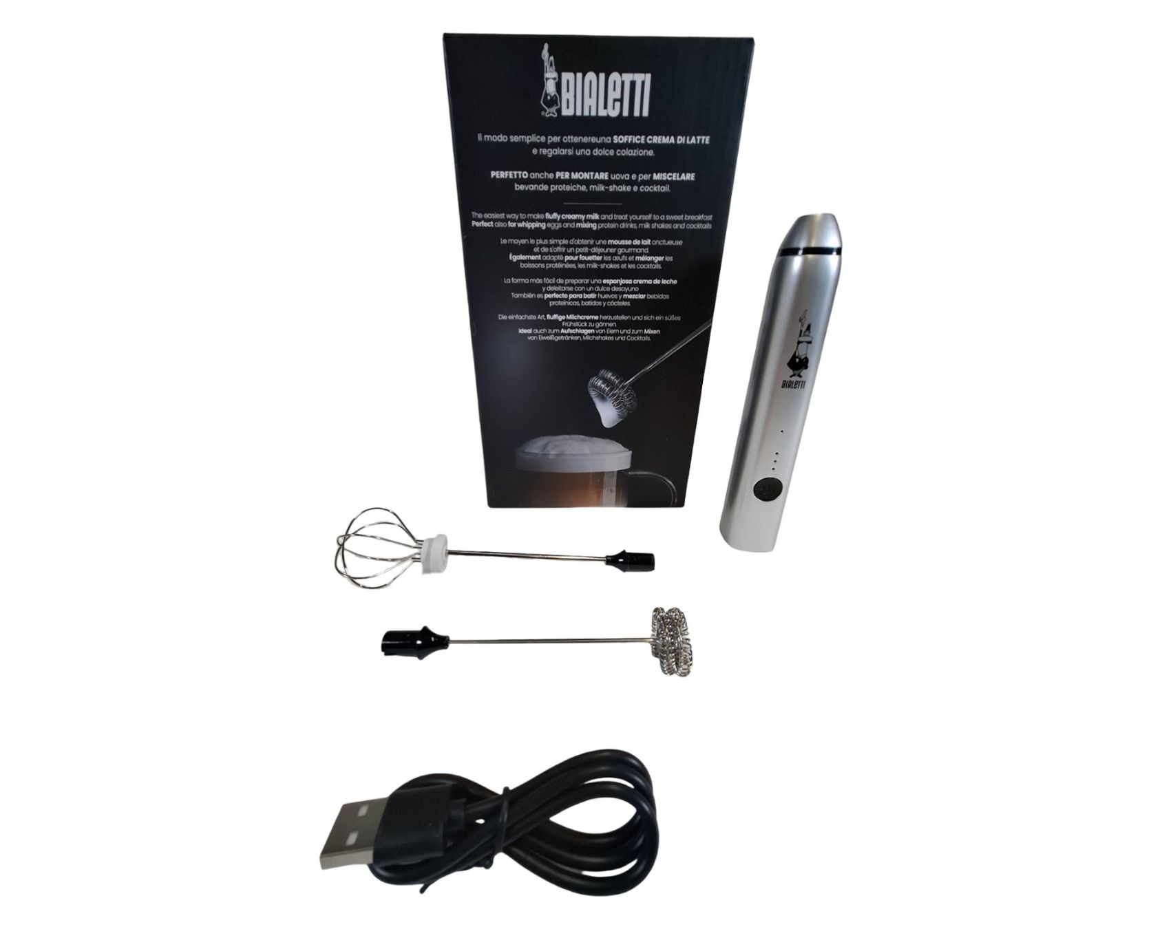 Bialetti Elettrodomestici da cucina: BIALETTI Whipper Milchaufschäumer Crema – Nuovo (secondo la descrizione) da Wil SG venduto da Restwert_Wil 1