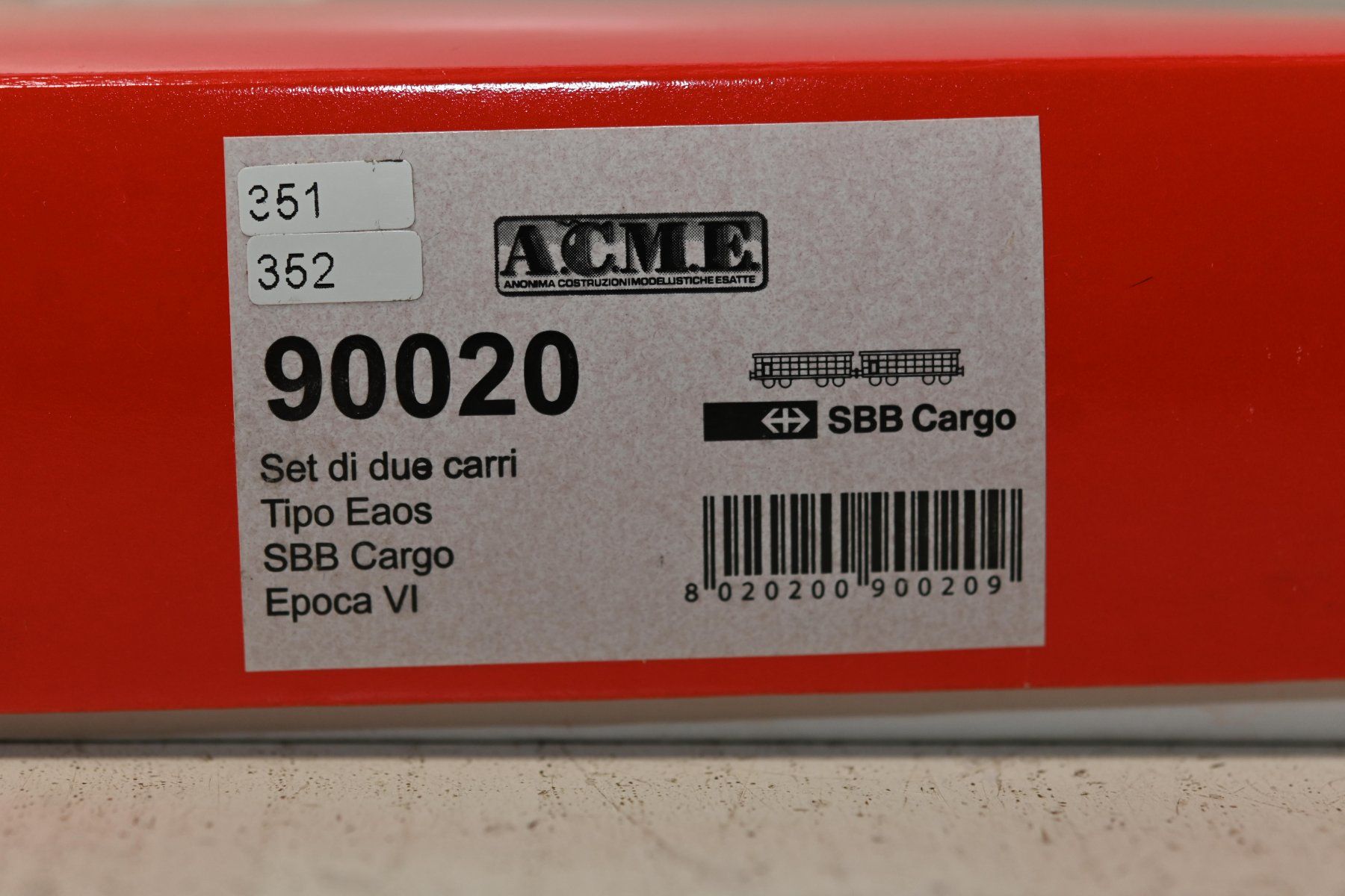 ACME Modellini di ferrovie: ACME HO/AC 90020 SBB Cargo Set mit OVP – Usato da Laupen ZH venduto da Zmoewe 6