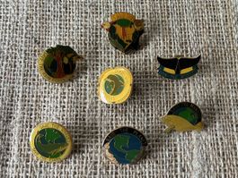 Pin Set “Save the Planet” - Tiere & Erde - 7 Stück -