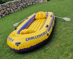 Intex Challenger 4 Schlauchboot mit 2 Paddel