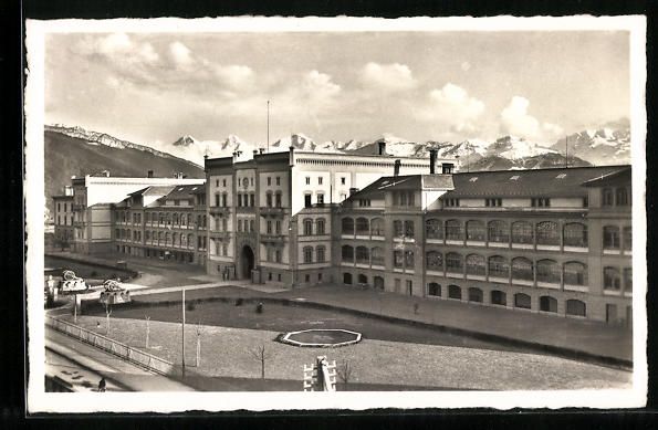 Ansichtskarten: Thun, Kaserne mit Alpenkette: Eiger, M – Gebraucht aus Berlin von bartko-reher