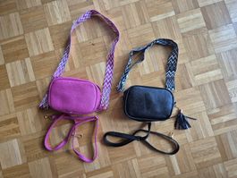 lot de 2 sacs neufs un rose et un noir