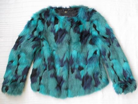 Marc Cain - Kunstpelz Jacke Fake Fur Gr. 40