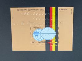 1974 Brasilien   Block Blindenschrift  ** ( 4511)