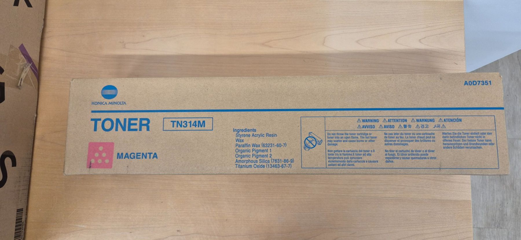 Konica Druckerpatronen & Toner: Konica Minolta TN314M Toner Magenta A0D7351 – Neu (gemäss Beschreibung) aus Elgg von computerbrocki 2