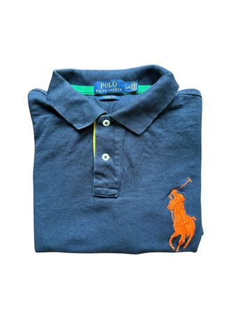 Polo Ralph Lauren T-shirt L Big Pony bleu homme