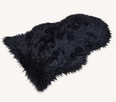 Schaffell schwarz