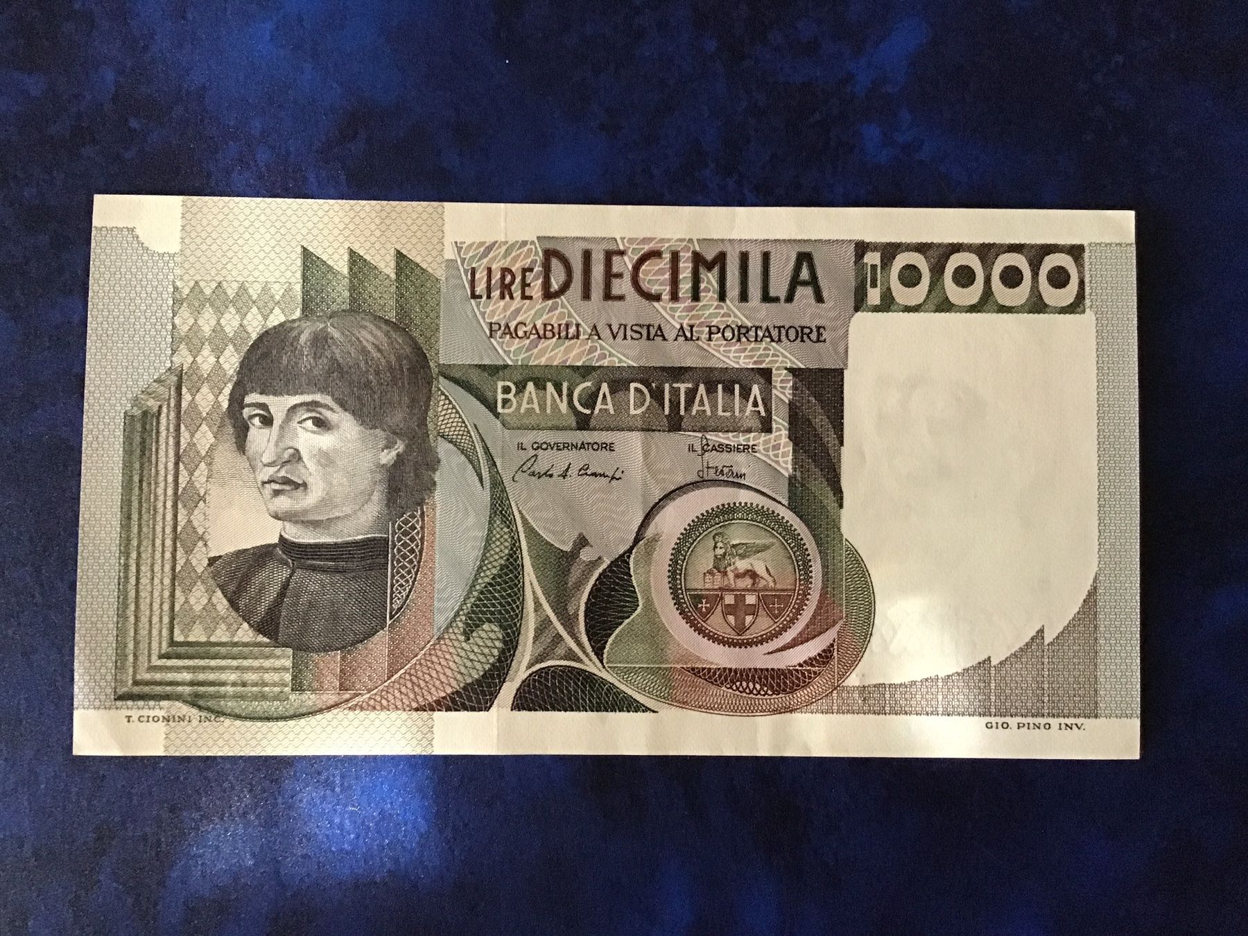 Banknoten: Italien Diecimila Lire 1982 – Neu (gemäss Beschreibung) aus Urtenen-Schönbühl von absolut08