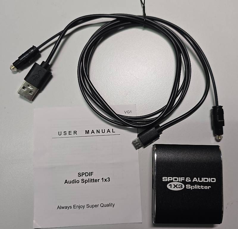 Convertisseurs: SPDIF Audio Splitter 1 auf 3 – D'occasion à Steinerberg par Bcsbcs