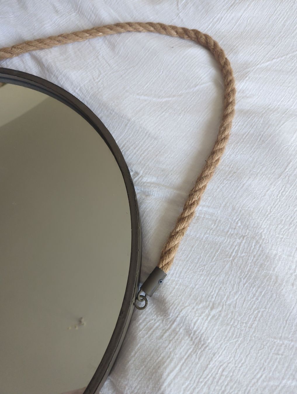 Specchi: Round wall mirror with rope hanger – Nuovo (secondo la descrizione) da Zürich venduto da acc_m6jp 2