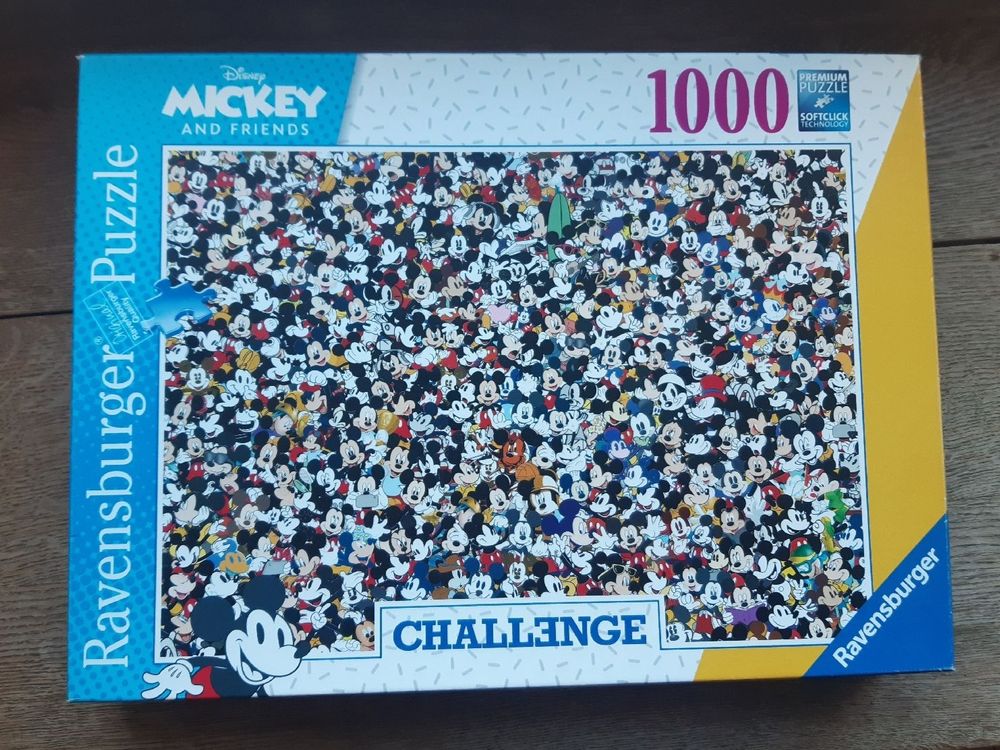 Puzzle Mickey Mouse 1000 Teile (Gebraucht) in Oltingen für CHF 5 – mit ...