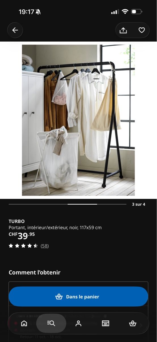 Autres décorations & accessoires: 2x tringle à habits  – D'occasion à Puplinge par Johny24 1