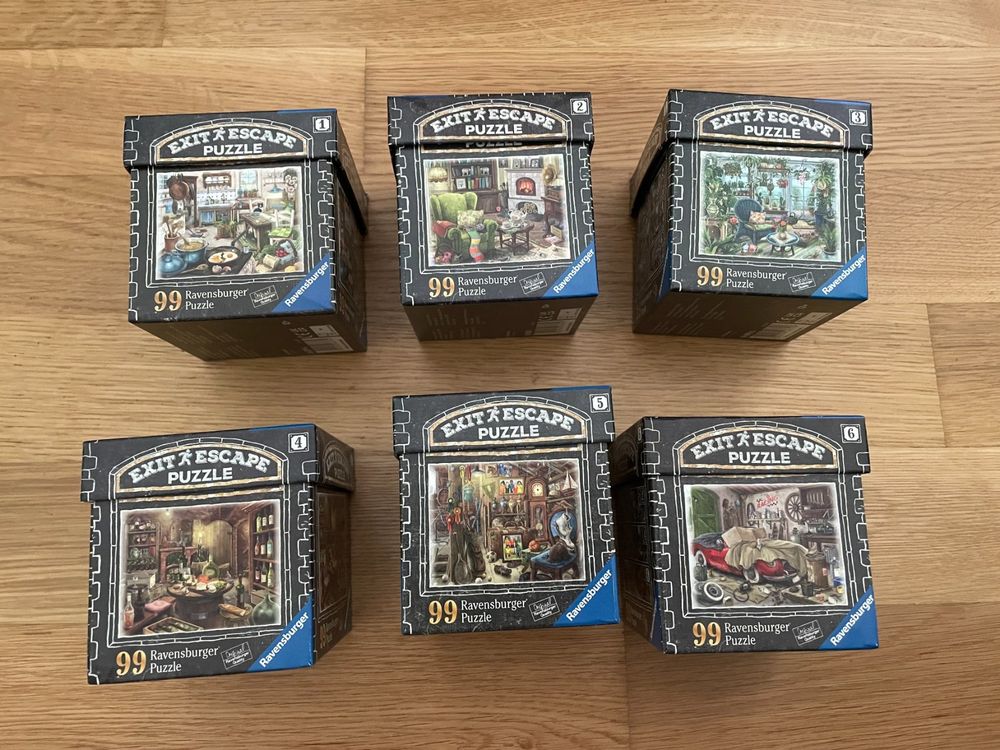 Ravensburger Escape Puzzles Im Gutshaus, 6 Stück Kaufen auf Ricardo