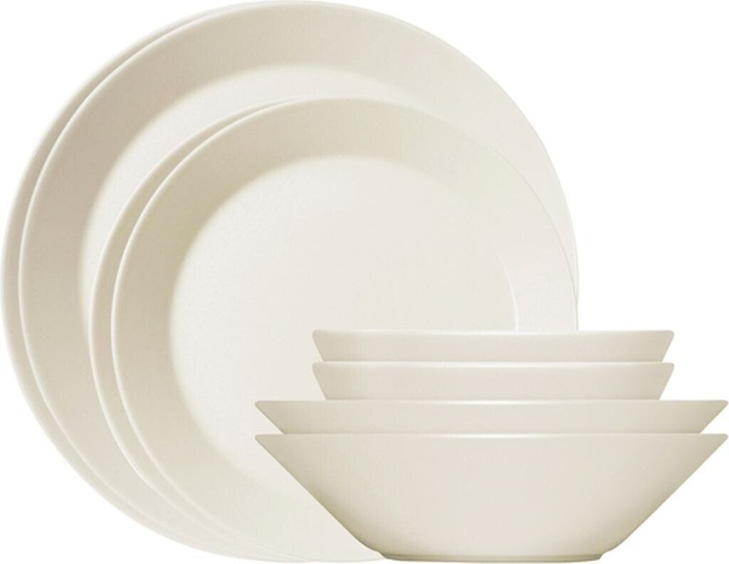 Iittala Services de table: 1 x Iittala Teema: weiss Starterset 8-teilig – Neuf avec emballage d'origine à Mönchaltorf par godetra 2