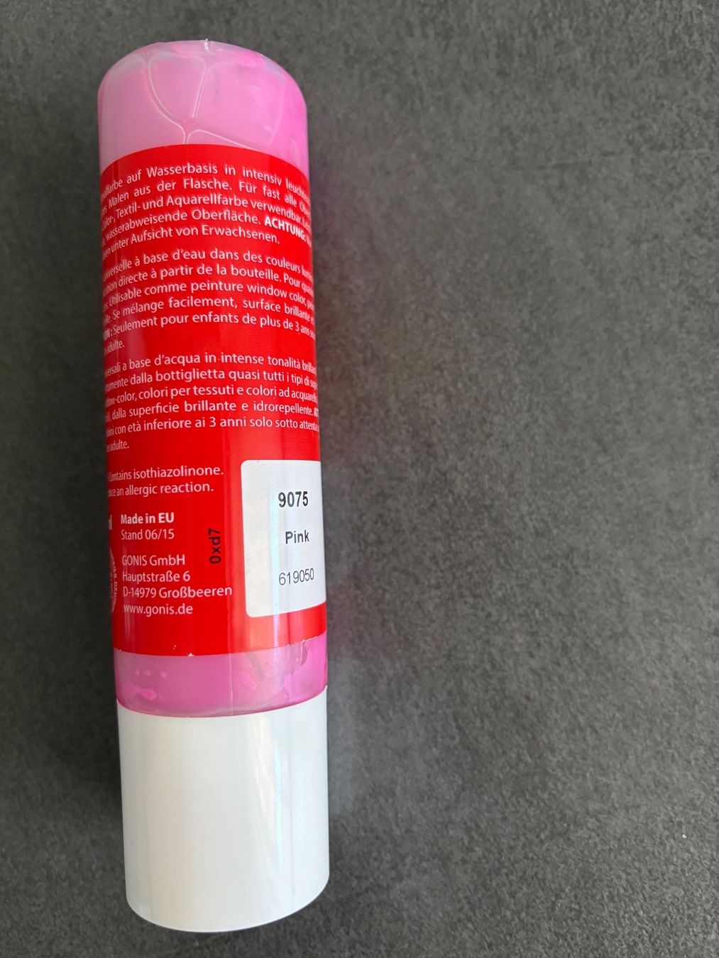 Farben: Gonis Unversalmalfarbe Pink, 100 ml – Gebraucht aus Beinwil am See von den_p9db 1