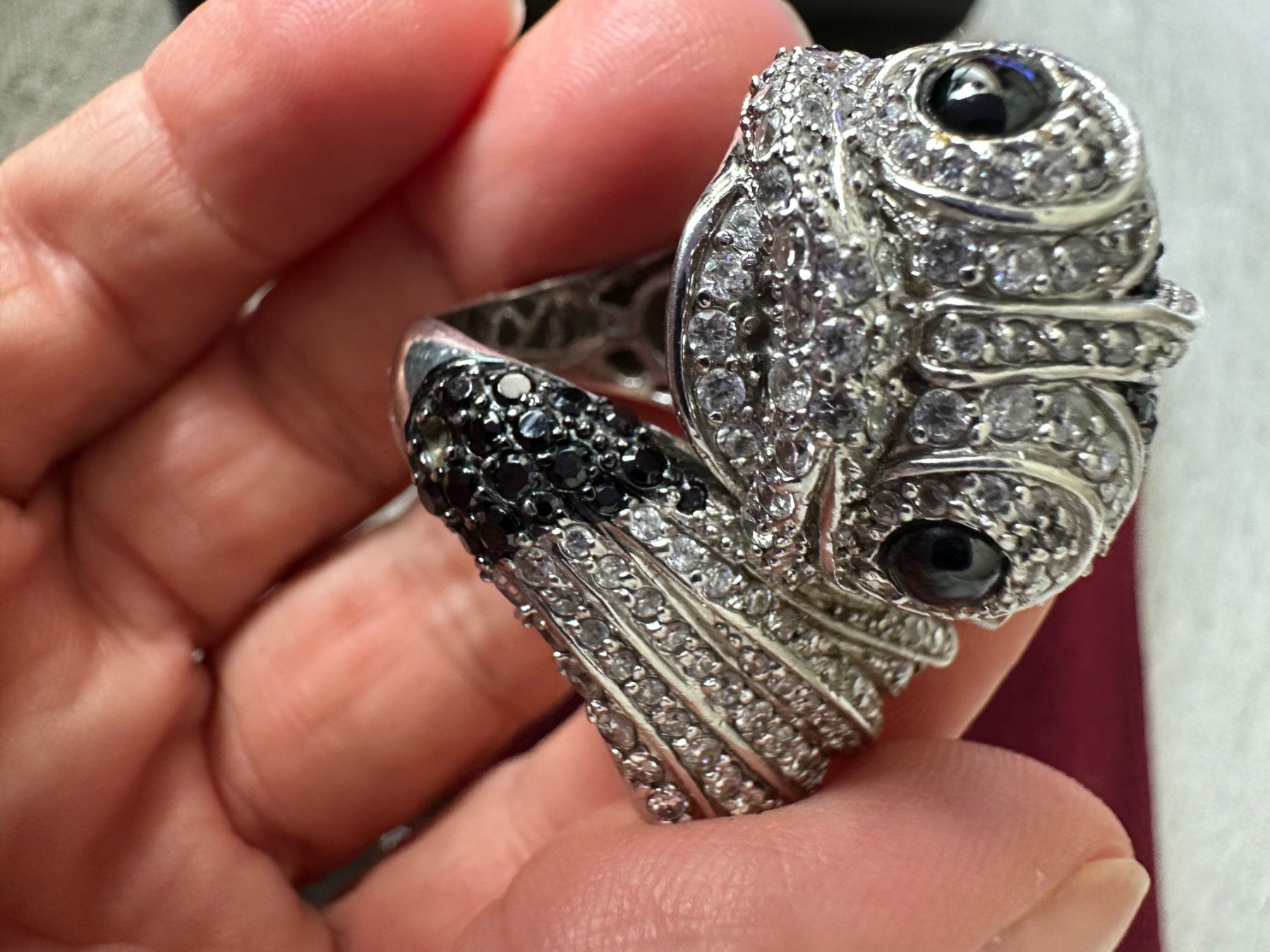 Ringe: Ultima Edizione Wunderschöner, schwerer Ring 925er Silber – Gebraucht aus Genève von Mycollection 5