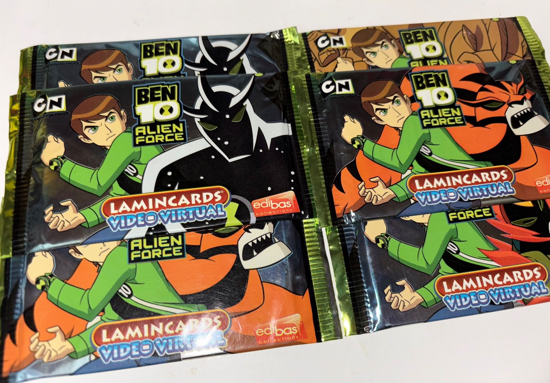 Cartoline: 6 Packs - Ben 10 Alien Force, cartoon network – Nuovo e nell'imballaggio originale da Collombey venduto da Cards07 3