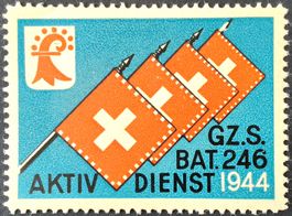 Grenz Schützen Bat 246, 2.WK, blau, Wi Gz 175