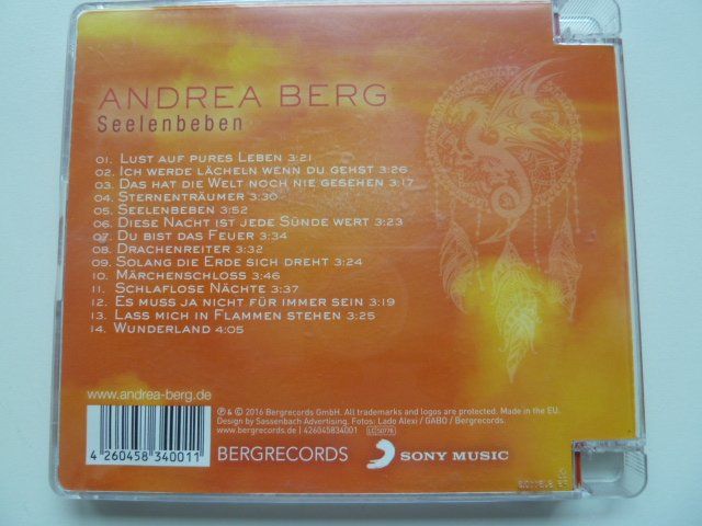 CDs: Andrea Berg - Seelenbeben – D'occasion à Au ZH par sikoku 2