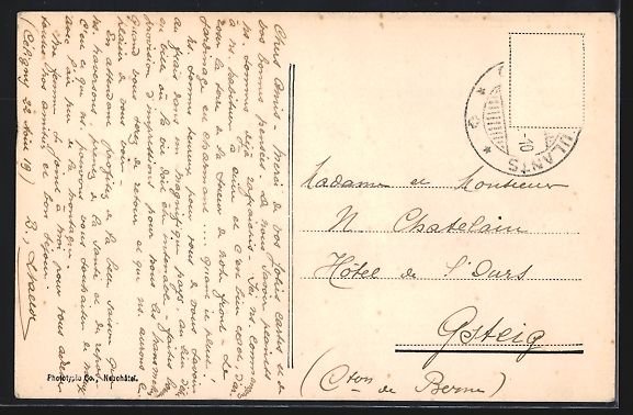 Cartoline postali: AK Céligny, Campagne Garengo – Usato da Berlin venduto da bartko-reher 1